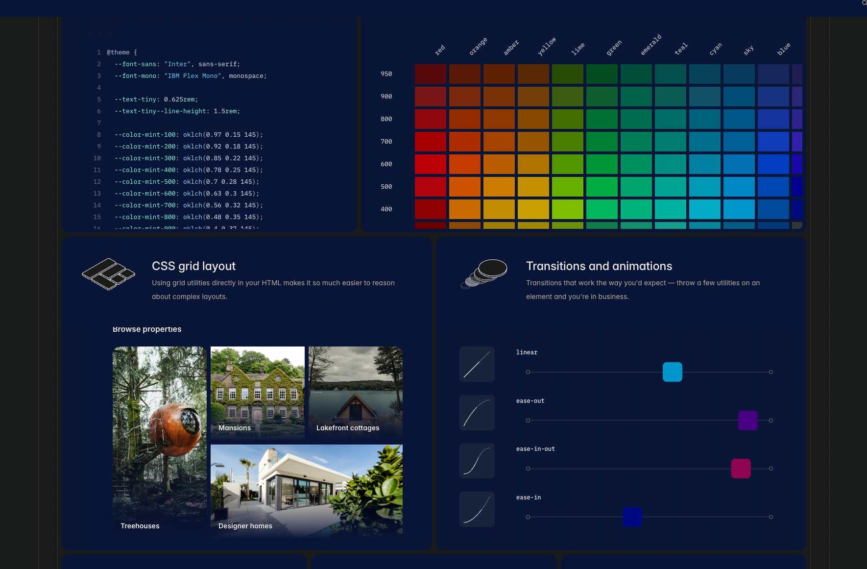 Tailwind CSS 快速建立现代网站，而不离开你的HTML。